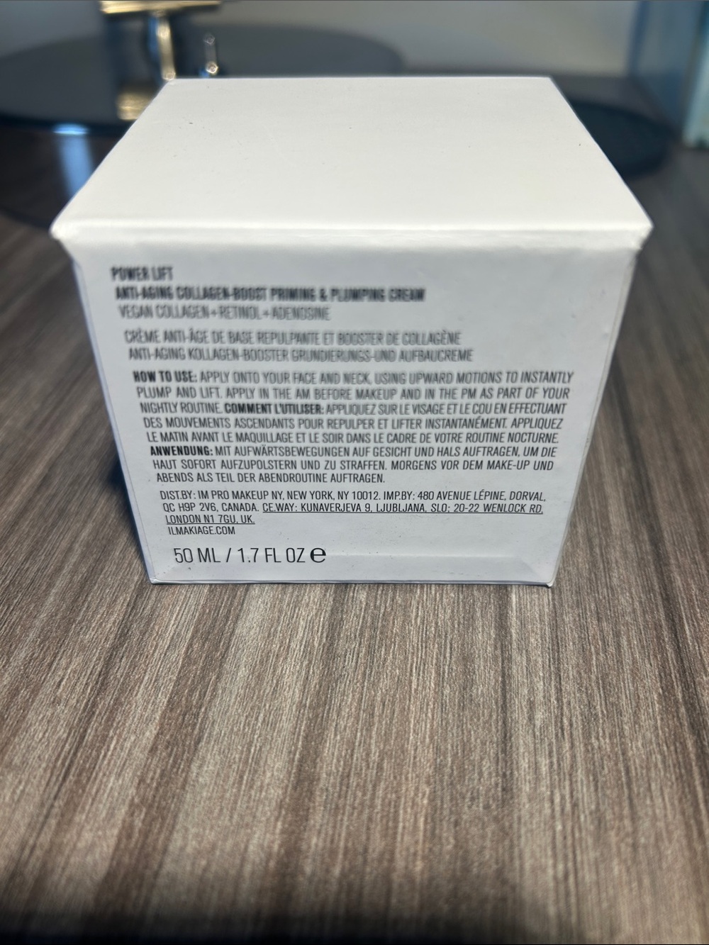 IL MAKIAGE Skin Power Lift Cream — White Packaging with Black Text - Picture 3 of 3